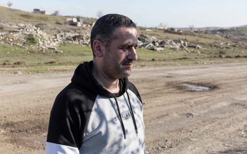 Habib Mamadov, an Azerbaijani civil servant, fled his home town of Ajdam at the age of 14 during the first Nagorno-Karabakh war - Sam Tarling/The Telegraph