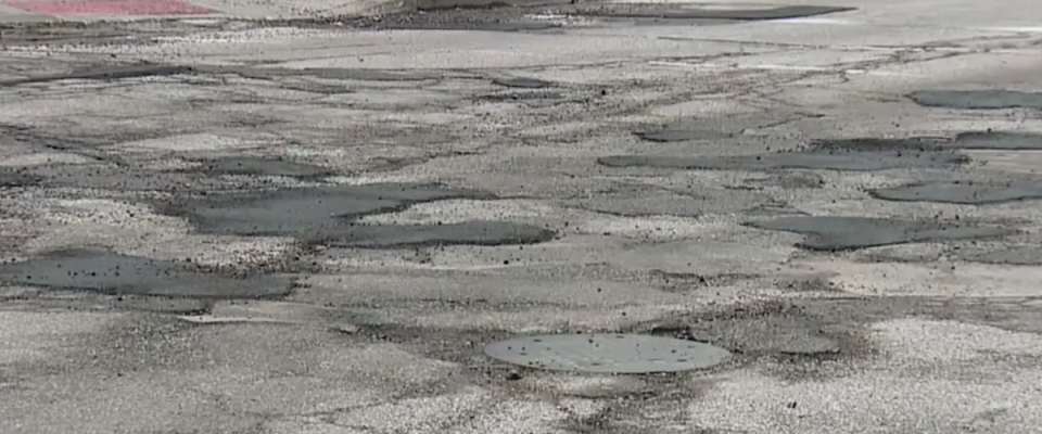 cleveland ohio potholes and damaged roads
