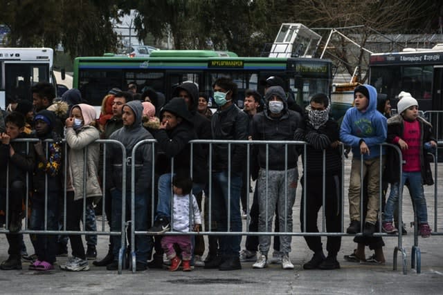 Greece Turkey Migrants