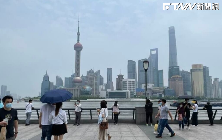 中國有14個省高於全中國平均值5.5%，其中以上海最高達9.7%。（圖／中央社）