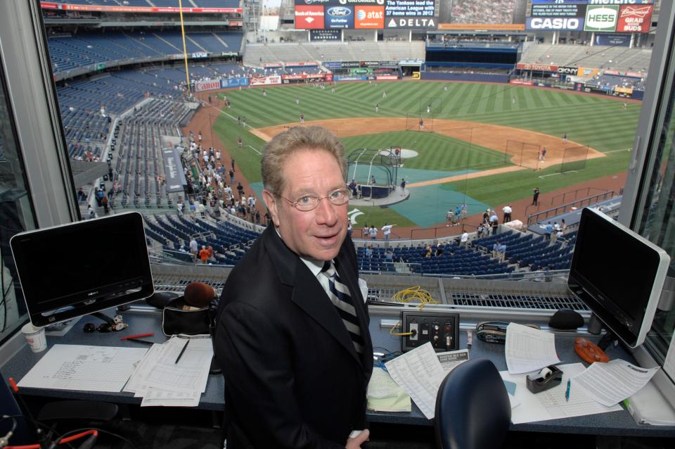 John Sterling, Edgewater, New Jersey, resident and radio voice of the Yankees.