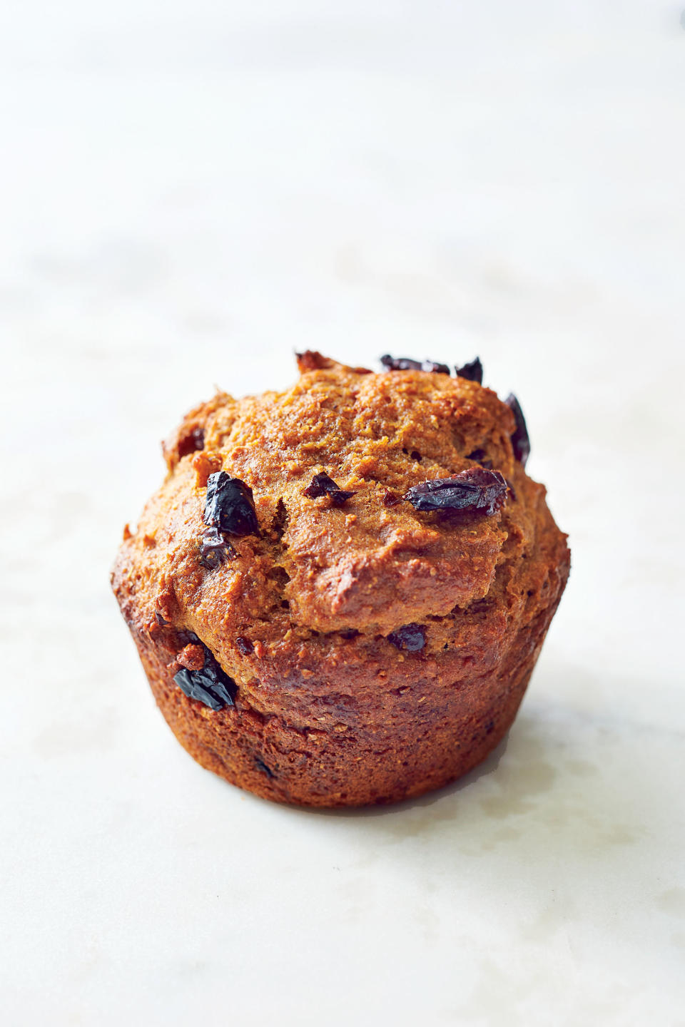 Cherry Gingerbread Muffins