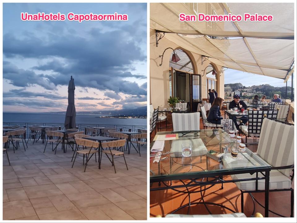 sicily hotel bar and restaurant comparison