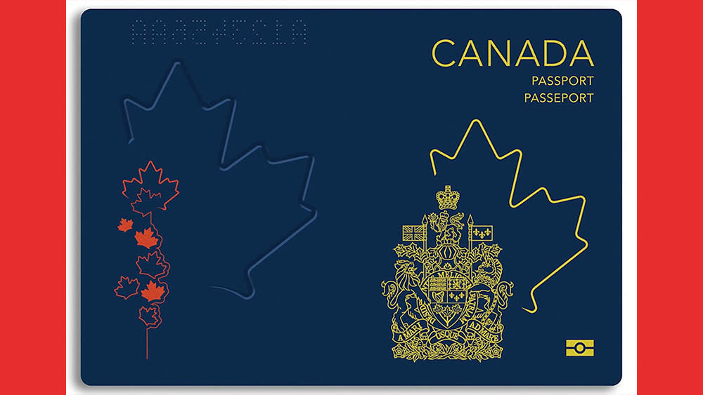  New Canadian passport 