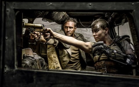 Tom Hardy and Charlize Theron in Mad Max - Credit: Warner Bros