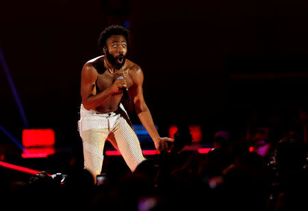 Childish Gambino performs during the iHeartRadio Music Festival at T-Mobile Arena in Las Vegas, Nevada, U.S., September 21, 2018. REUTERS/Steve Marcus