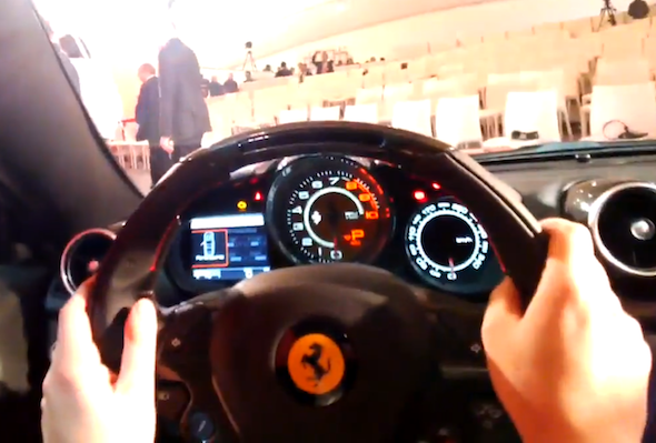 Ferrari California by Google Glass