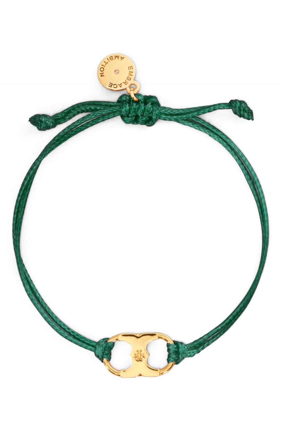 Embrace Ambition Bracelet in green.