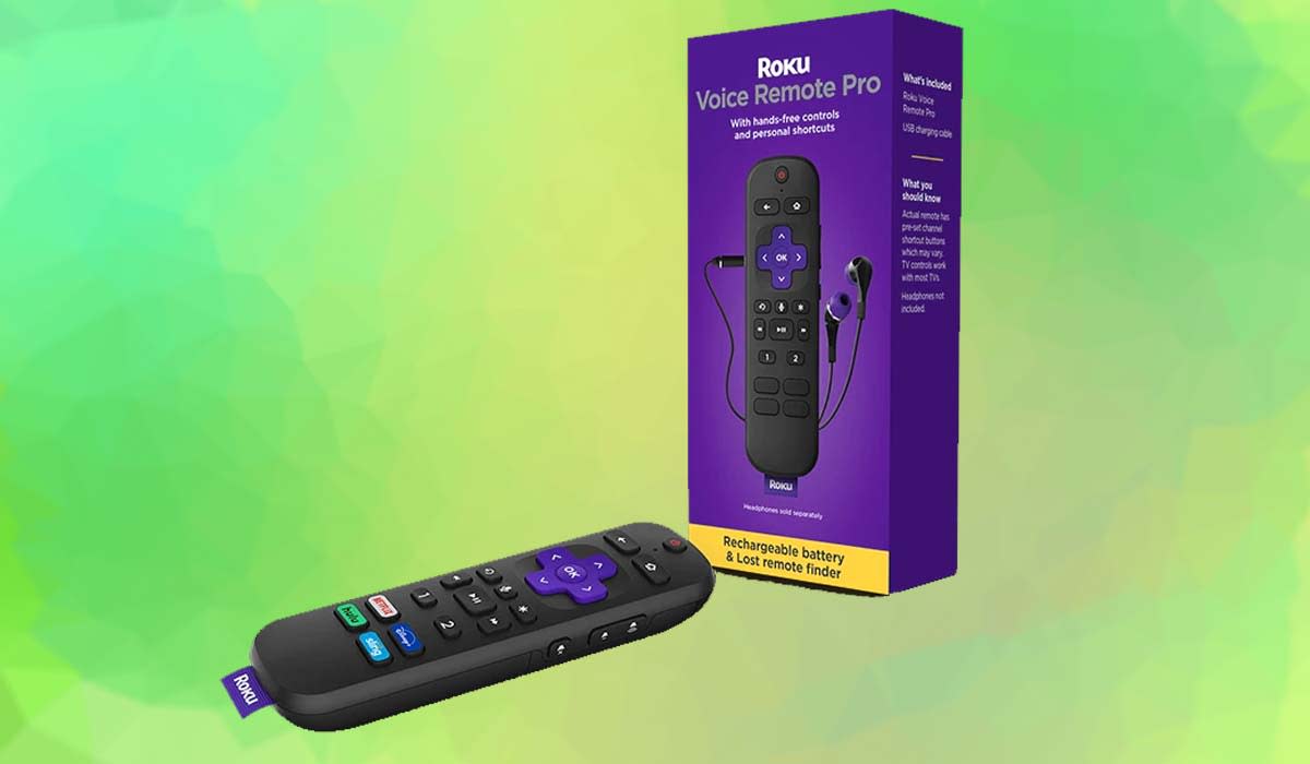 Roku's Voice Remote Pro makes a great upgrade for any Roku TV, with features like hands-free voice commands, a rechargeable battery and a headphone jack. (Photo: Roku)