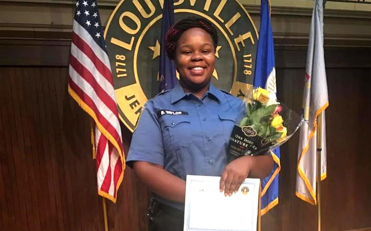 Breonna Taylor during a graduation ceremony in Louisville Kentucky - AFP