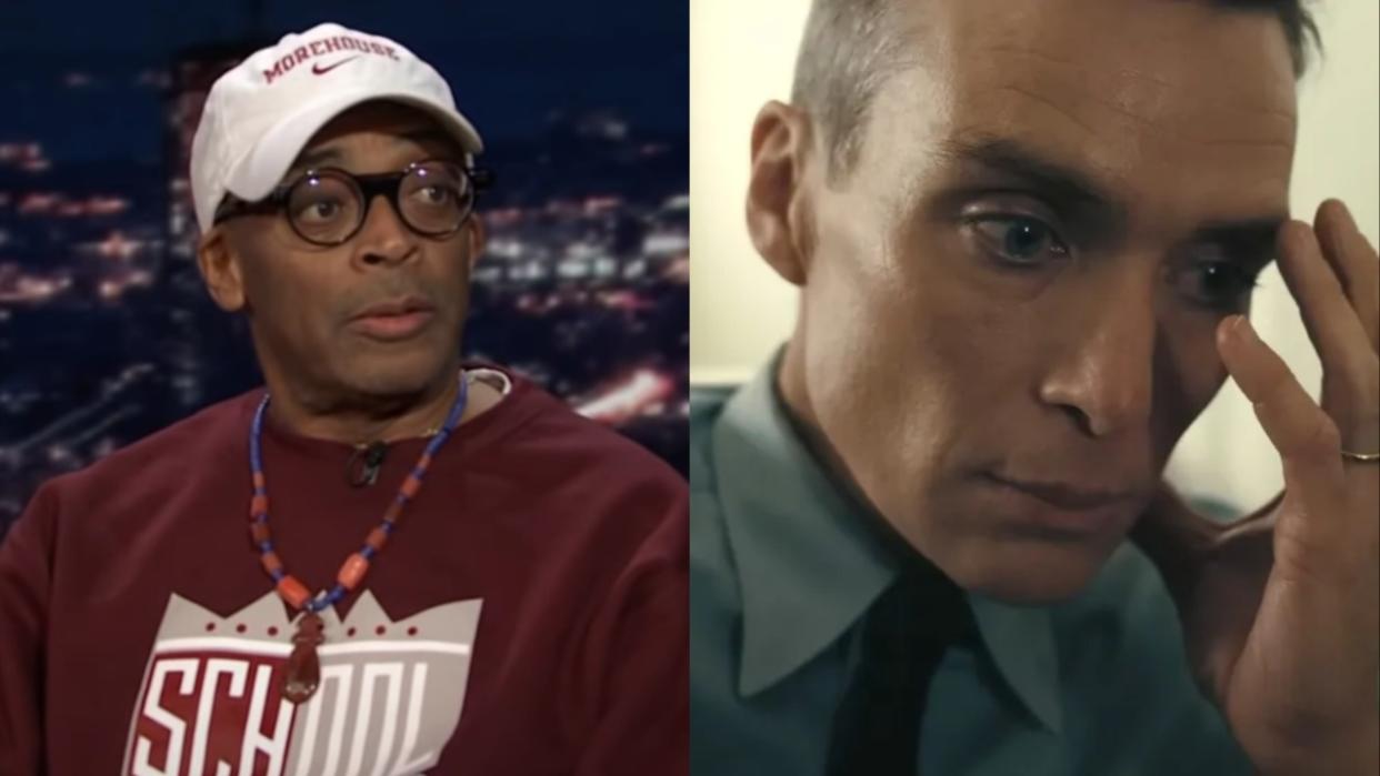  Spike Lee on the Tonight Show and Cillian Murphy as Oppenheimer. 