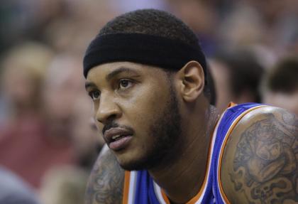 Both the Chicago Bulls and Houston Rockets have shown interest in Carmelo Anthony. (AP Photo)