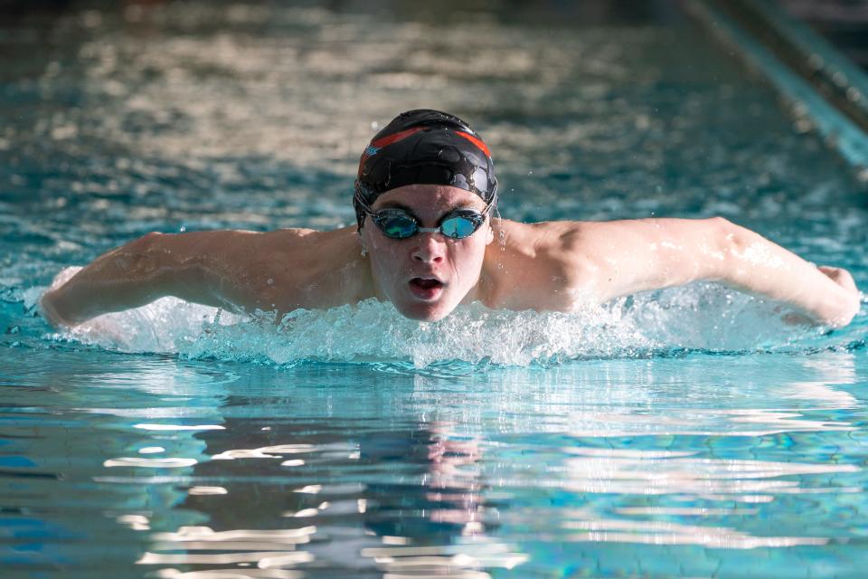 Shawnee Heights senior Luke Perkins finished his high school career with four medals at the state meet.