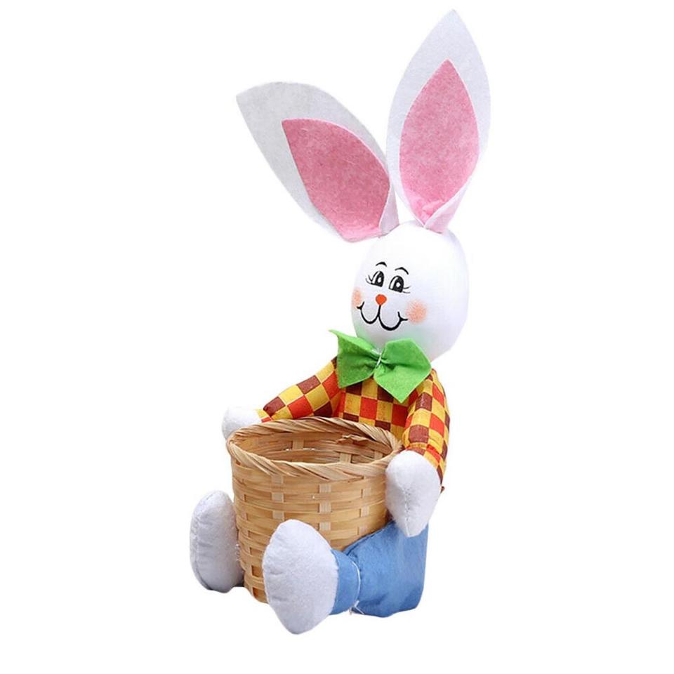 25)  Cute Bunny Easter Basket