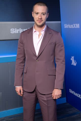 <p>Noam Galai/Getty</p> Joseph Quinn visits the 'Morning Mash Up' at the SiriusXM Studios on June 21, 2024