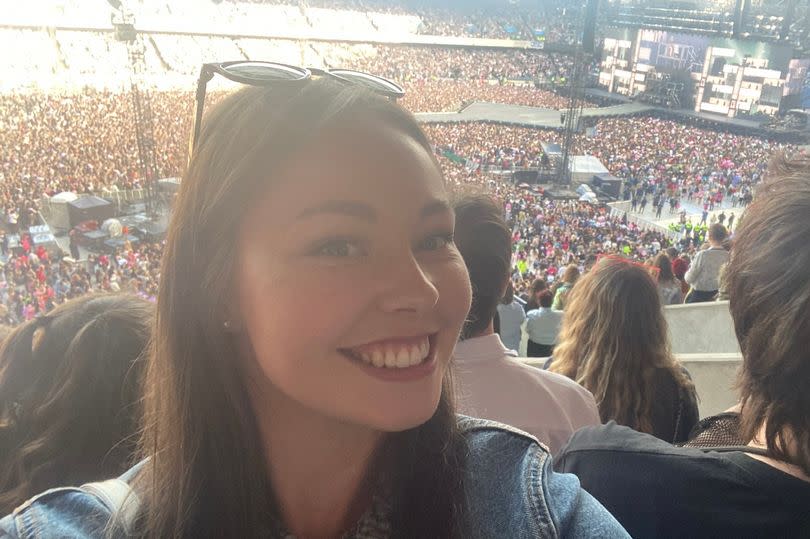 Lottie Gibbons travelled up to Edinburgh with friends to see Taylor Swift's Eras Tour