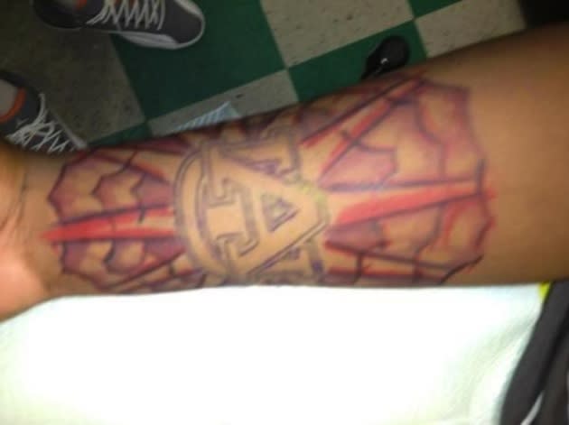 Reuben Foster top LB recruit with massive Auburn tattoo recommits to  Alabama