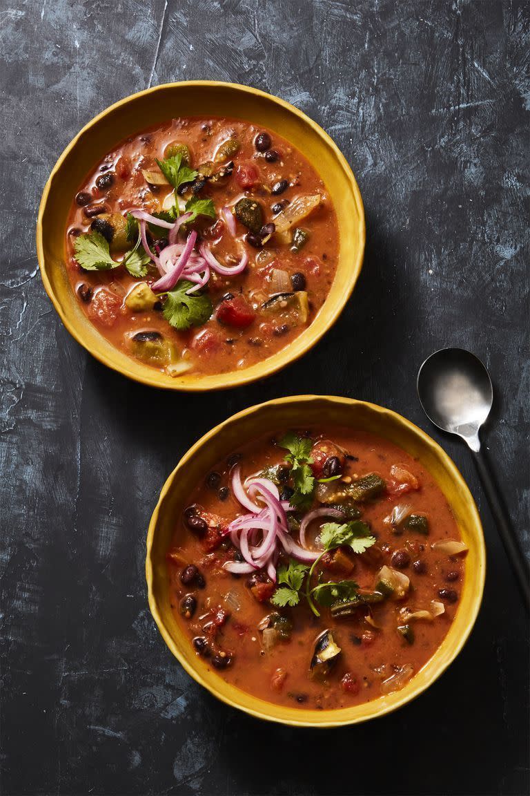 Fiery Black Bean Soup