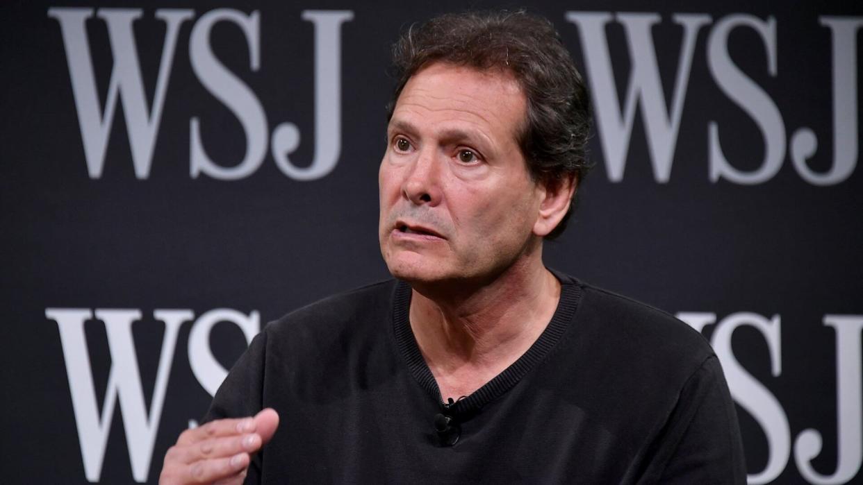 NEW YORK, NY - MAY 09:  President of PayPal Dan Schulman takes part in a panel during WSJ's The Future of Everything Festival at Spring Studios on May 9, 2018 in New York City.