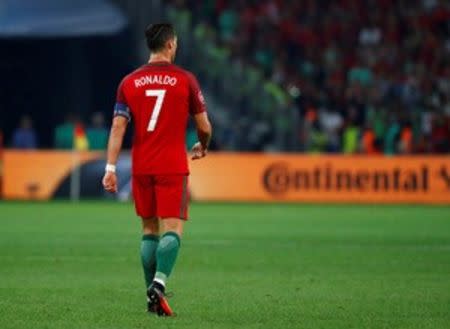 Football Soccer - Poland v Portugal - EURO 2016 - Quarter Final - Stade Velodrome, Marseille, France - 30/6/16 Portugal's Cristiano Ronaldo REUTERS/Kai Pfaffenbach Livepic