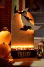 <p>This light-up candy display is perfect for homeowners who plan to venture out on Halloween, but still want to give out goodies.</p><p><strong>Get the tutorial at <a href="http://www.thecreativemom.com/diy-halloween-candy-holder/" rel="nofollow noopener" target="_blank" data-ylk="slk:The Creative Mom;elm:context_link;itc:0;sec:content-canvas" class="link ">The Creative Mom</a>.</strong> </p>