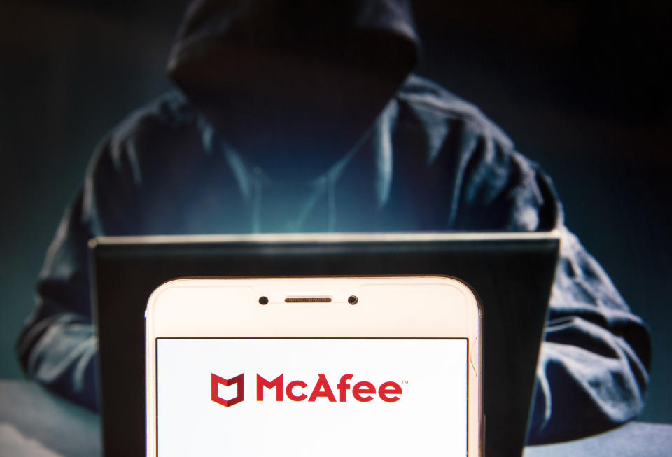 McAfee is a major player in cyber security—keeping hackers out, no matter what day of the year it is. (Photo: Getty)