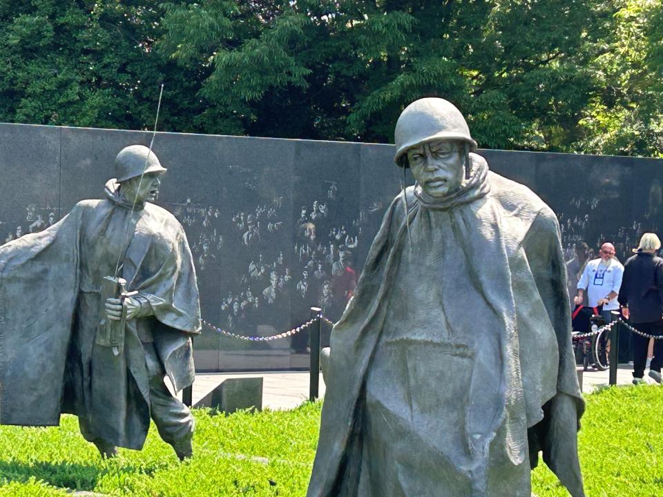 Korean Veterans War Memorial in Washington, D.C.