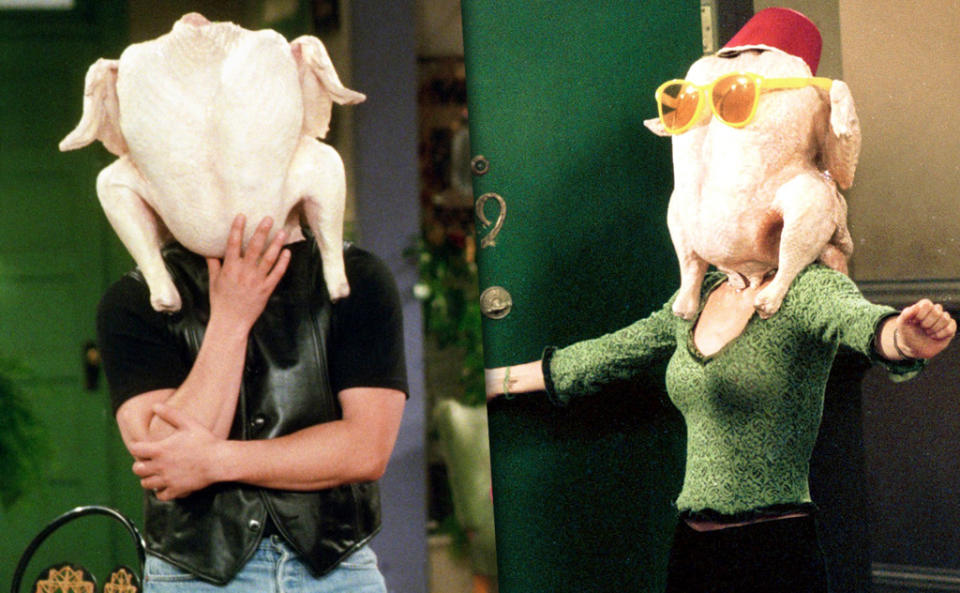 Thanksgiving Joey Tribbiani and Monica Geller From ‘Friends’