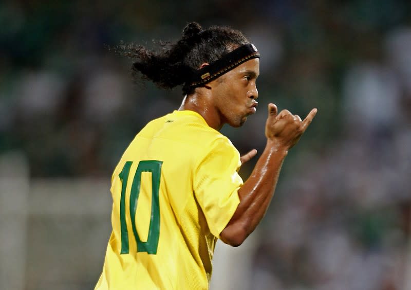 巴西名將Ronaldinho。（達志影像資料照）
