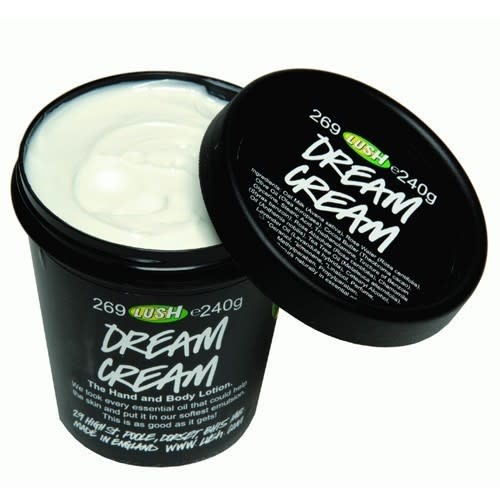 <p>Lush’s Dream Cream is just as dreamy as it sounds, filled with calming chamomile and extra virgin olive oil it will spoil your skin with all the moisture it needs.<i><a href="https://uk.lush.com/products/dream-cream" rel="nofollow noopener" target="_blank" data-ylk="slk:[Lush, £6.50];elm:context_link;itc:0;sec:content-canvas" class="link "> [Lush, £6.50]</a></i></p>