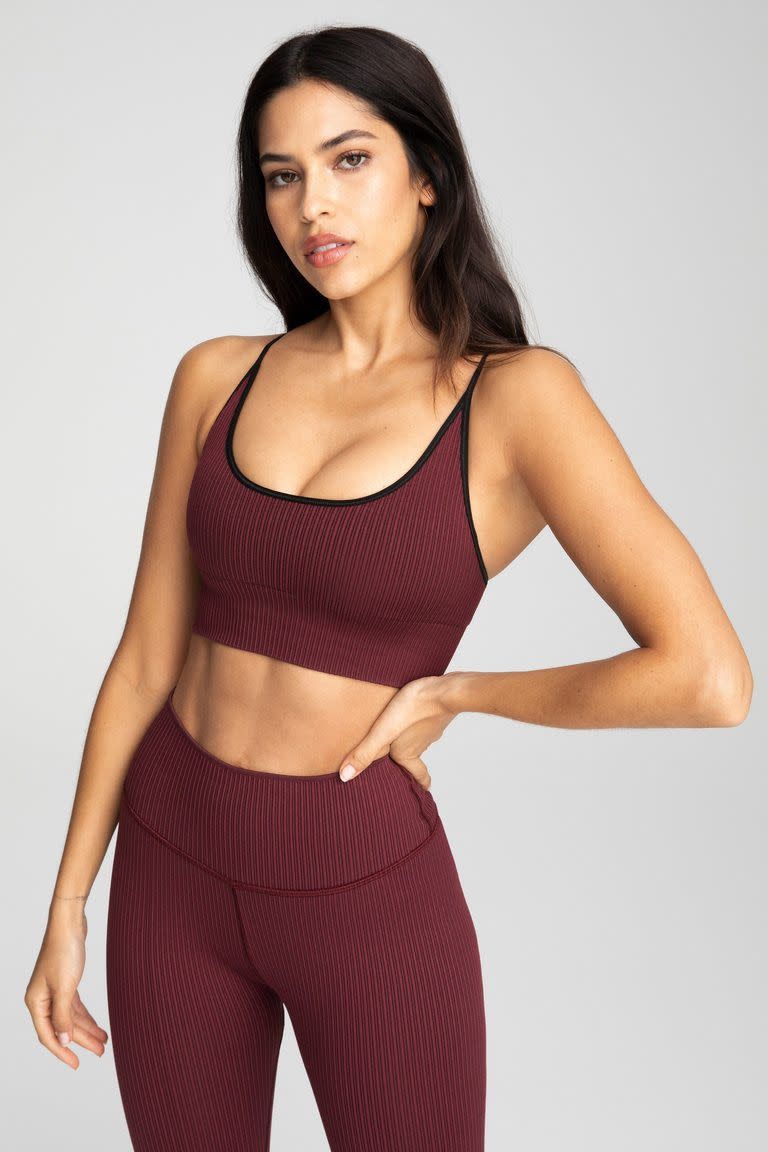 Seamless Ribbed Bra