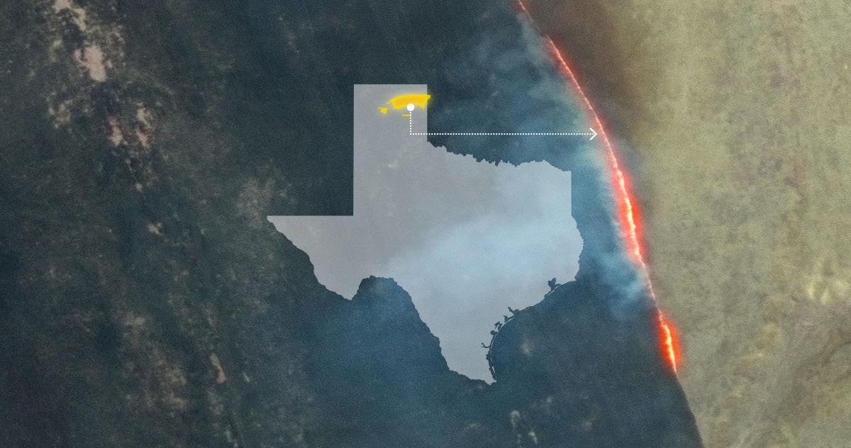 Where Are The Wildfires In Texas Right Now Map Shows Extent Of Devastation 1815