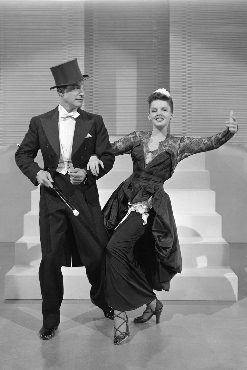 Gene Kelly and Judy Garland dance in a publicity still for the 1950 film Summer Stock. (Photo by �� John Springer Collection/CORBIS/Corbis via Getty Images)