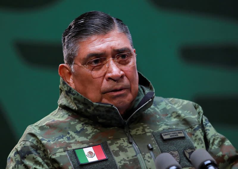 FILE PHOTO: Mexico's President Andres Manuel Lopez Obrador holds a news conference in Mexico City