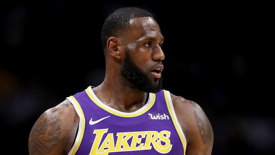 LeBron and the Lakers had a game to forget against Denver. Pic: Getty