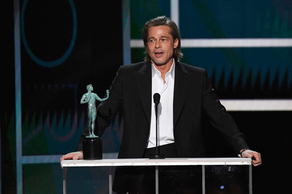 sag awards 2020 brad pitt