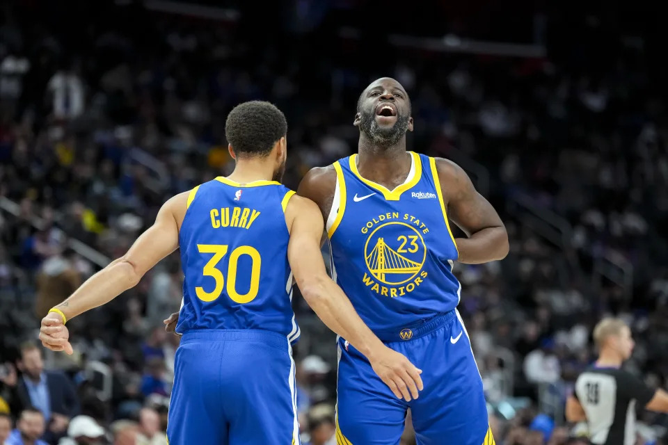 Before his return, Draymond Green talked about his mental journey during this period on the Podcast. He especially apologized to team leader Stephen Curry. (NBA Photo by Nic Antaya/Getty Images)
