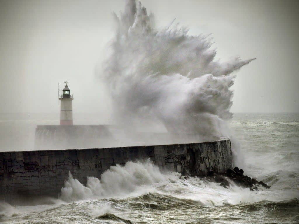 The Met Office has issued a rare red weather warning as Storm Arwen is set to bring winds of 80-90mph and snow to parts of the UK (Getty Images)