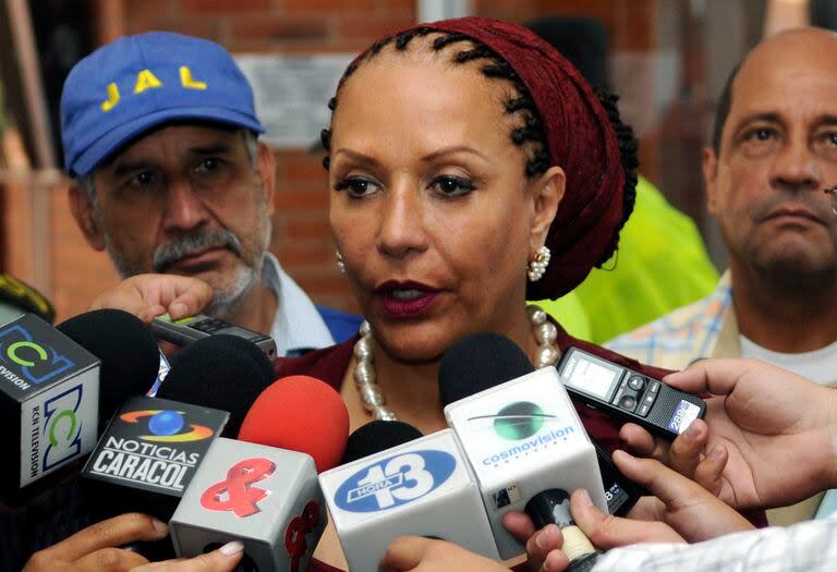 La senadora  colombiana Piedad Córdoba falleció este sábado en Medellín (Foto AP/Luis Benavides, Archivo)