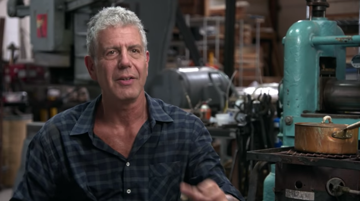 Scotch ad featuring Anthony Bourdain (Credit: Balvenie)