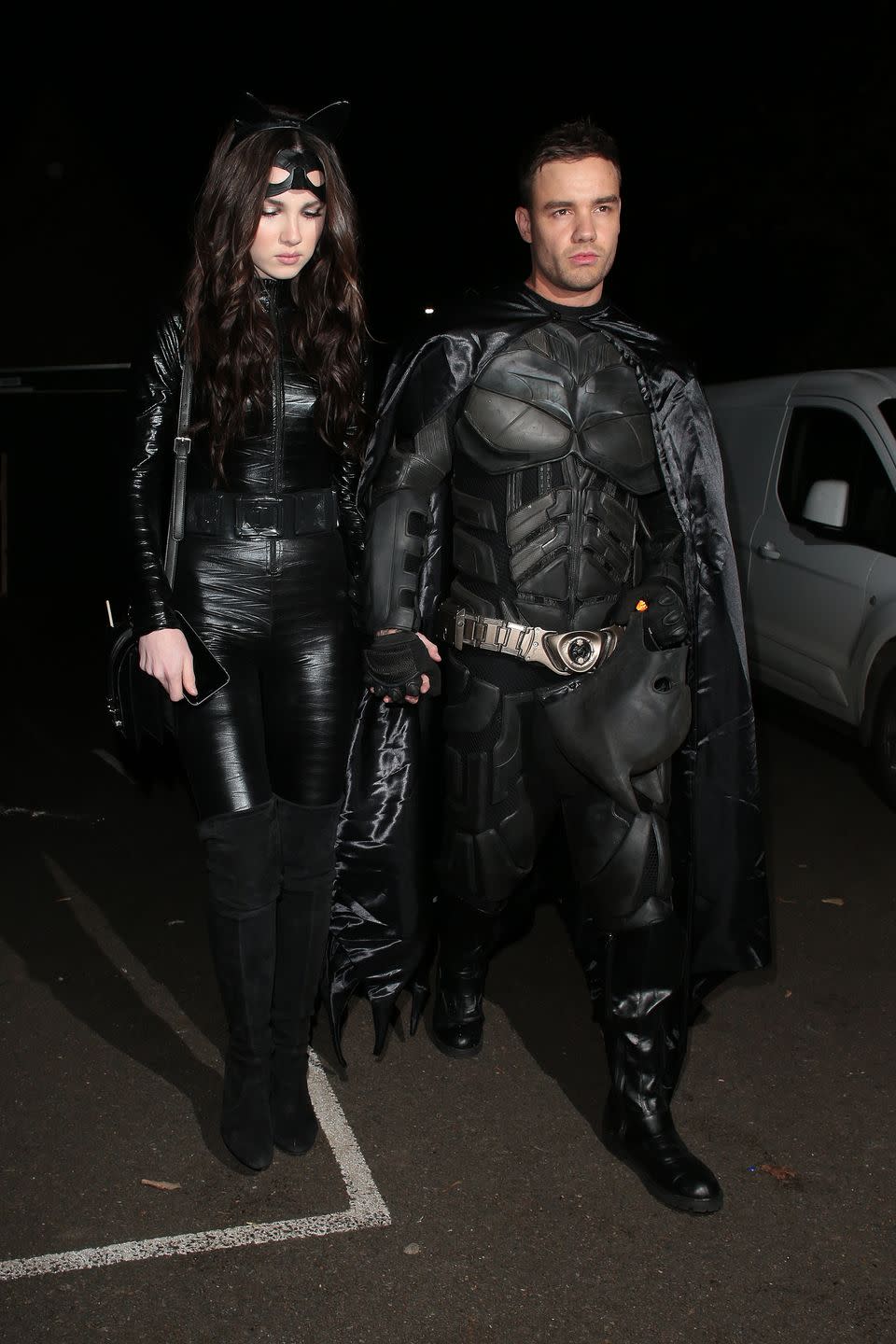 Liam Payne and Maya Henry - Batman and Cat Woman