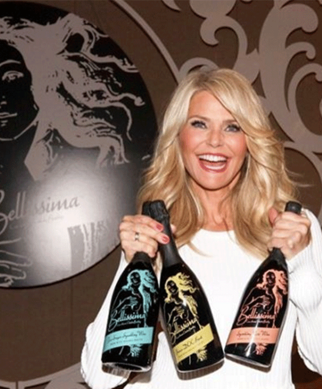 Model Christie Brinkley drinks three glasses of champagne a day