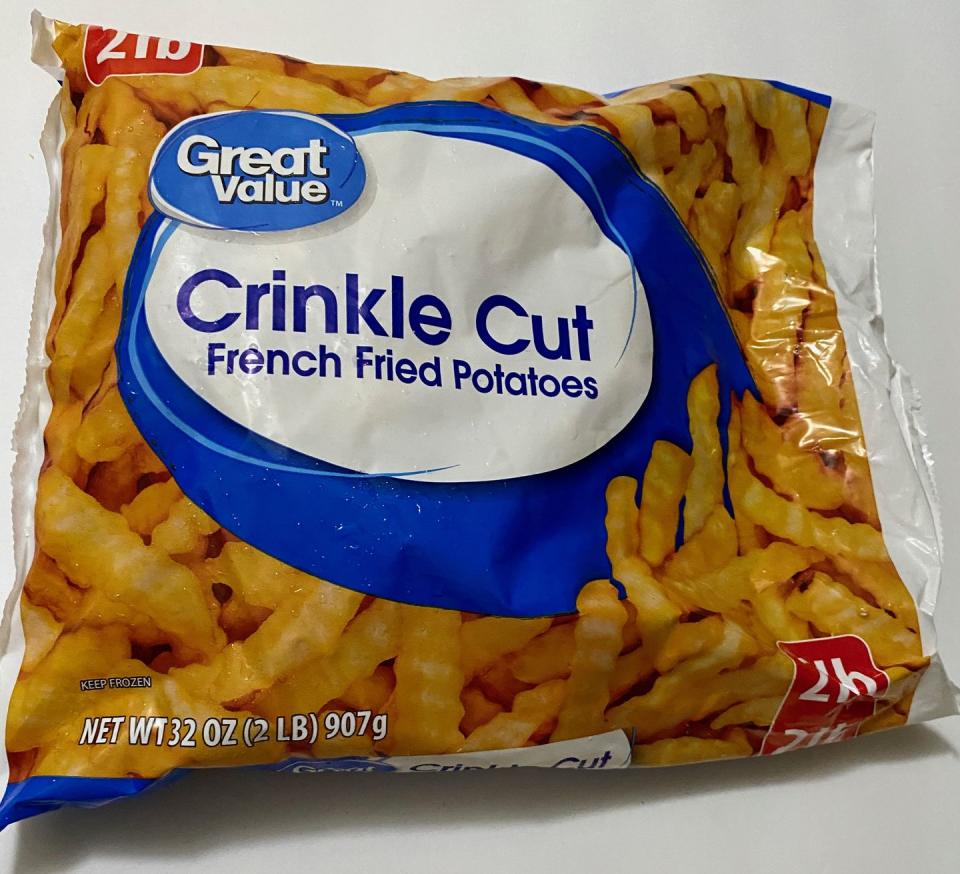 11. Great Value Crinkle Cut French Fried Potatoes