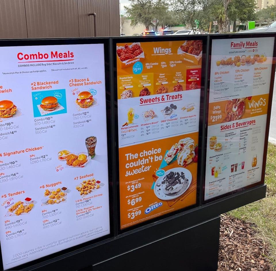 The newly rebuilt Popeyes at 1713 S. Pine Ave., Ocala, reopened in early January 2024.