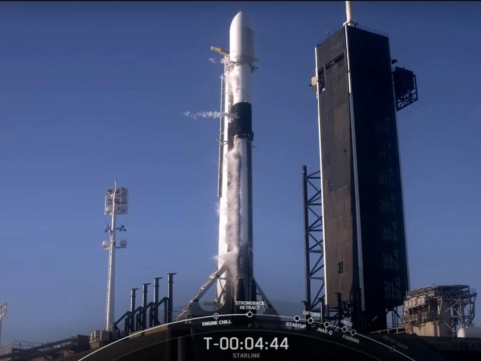 The 17th Starlink mission marks a record-breaking eighth launch of the Falcon 9 rocket (SpaceX)