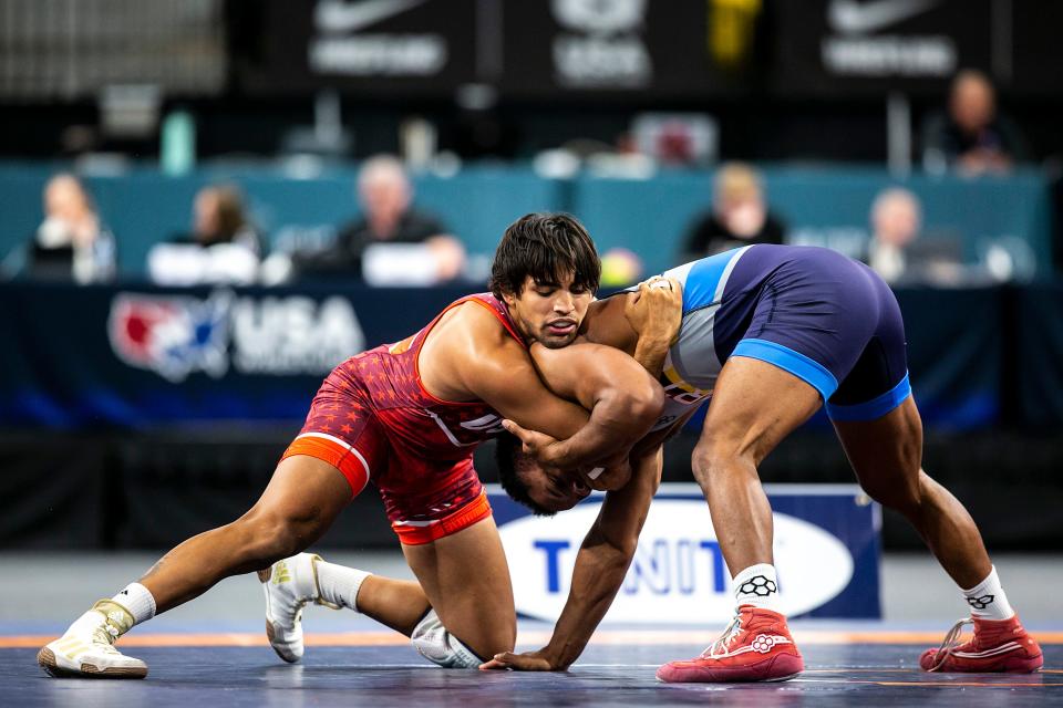 Zahid Valencia reached Final X in 2022, the third and final step of USA Wrestling's world team trials process.