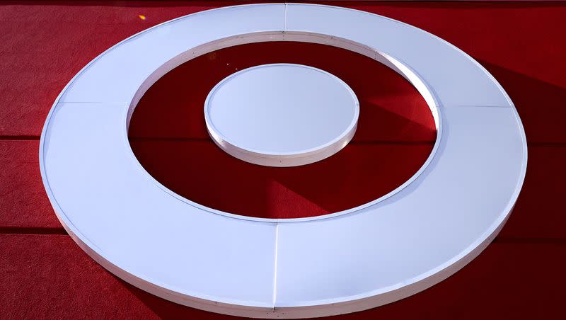 The bull’s-eye logo on a Target store is shown in the South Bay neighborhood of Boston on Feb. 28, 2022.