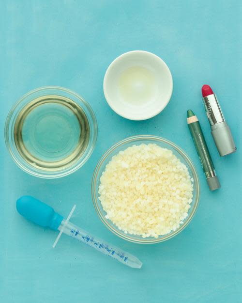 materials needed to make your own lip balm
