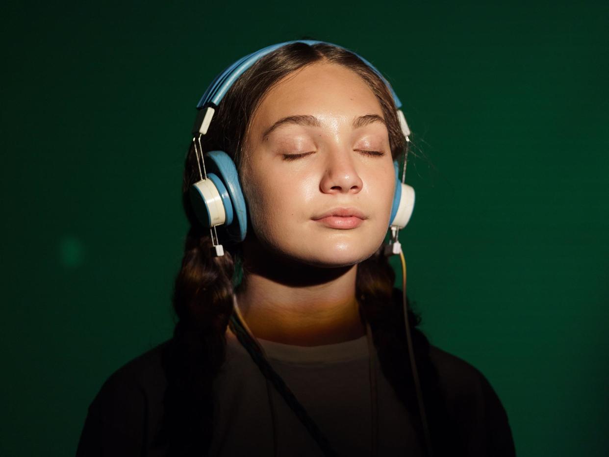 <p>Maddie Ziegler as the eponymous Music in Sia’s directorial debut</p> (Signature Entertainment)