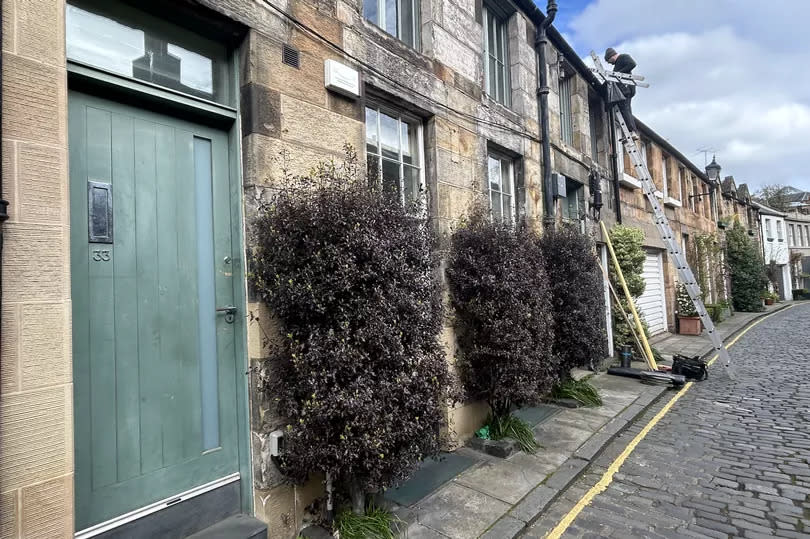 Circus Lane is one of the city's most photographed streets.